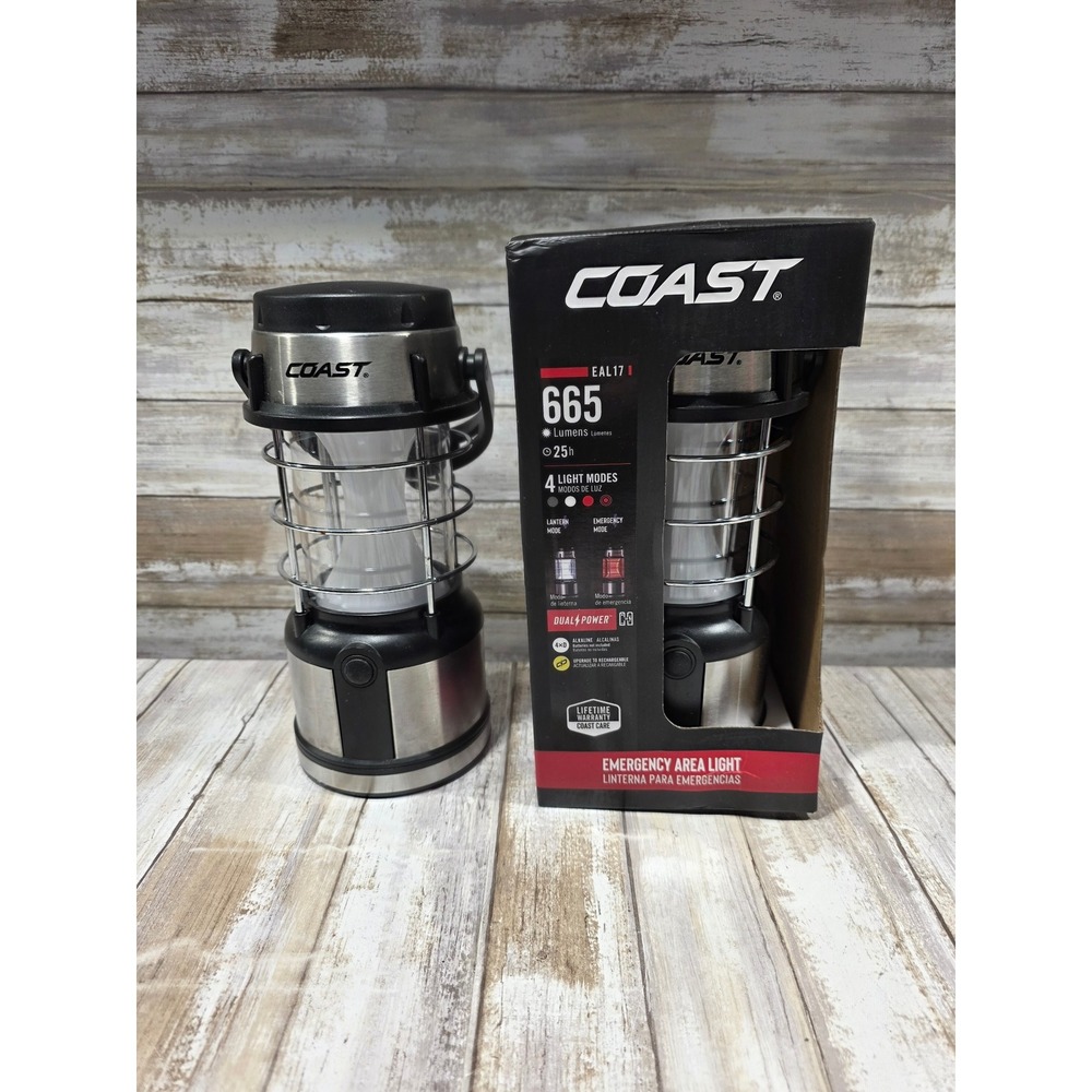 2COAST EAL17‎ Emergency Area Light 665 Lumens Dual Power LED Lantern READ
